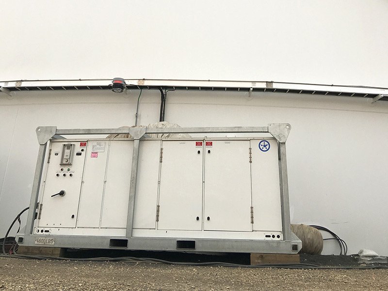 A rental unit with temperature control